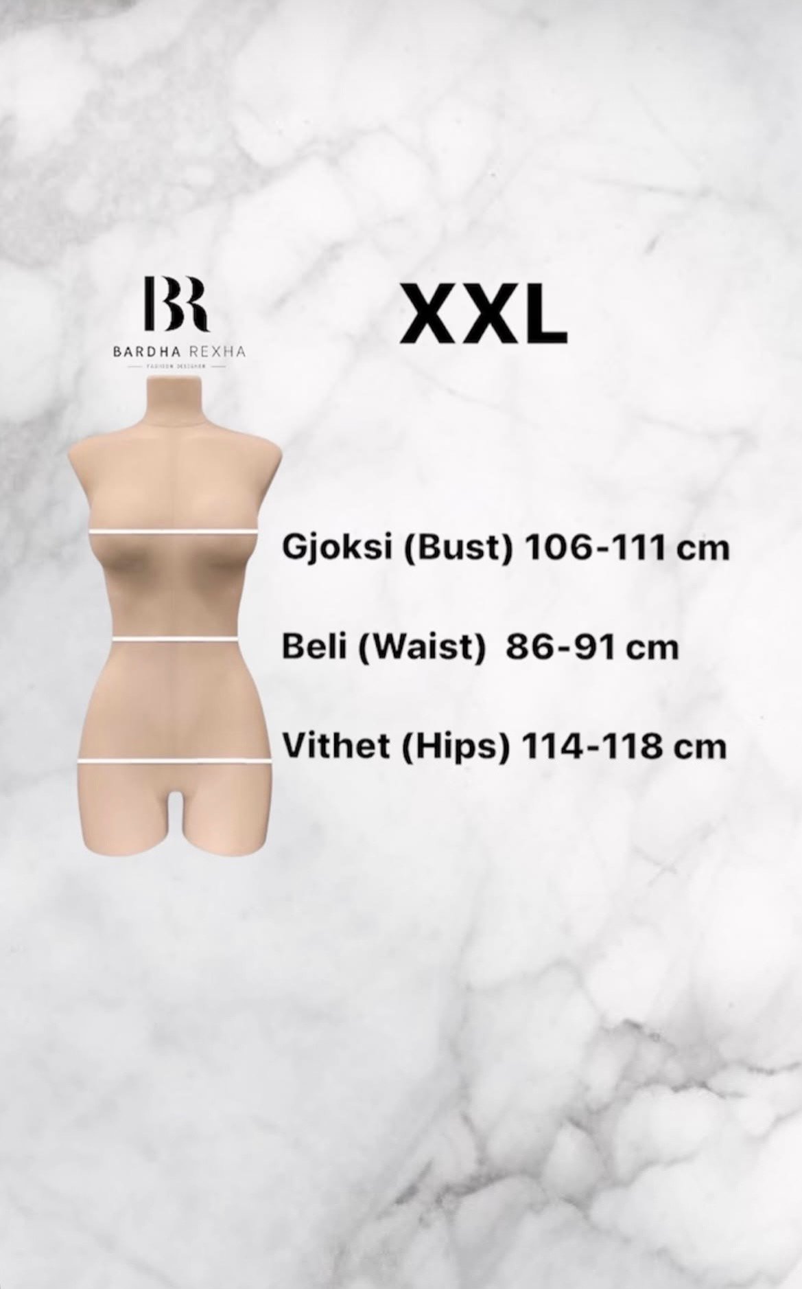 BARDHA REXHA Size XXL
